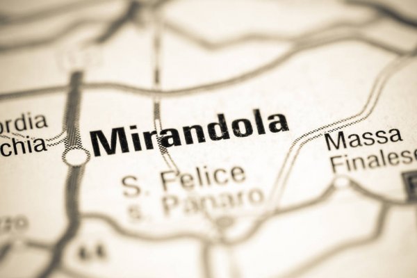 Mirandola-mappa